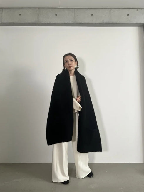 luxe knit 04 stole (baby cashmere)